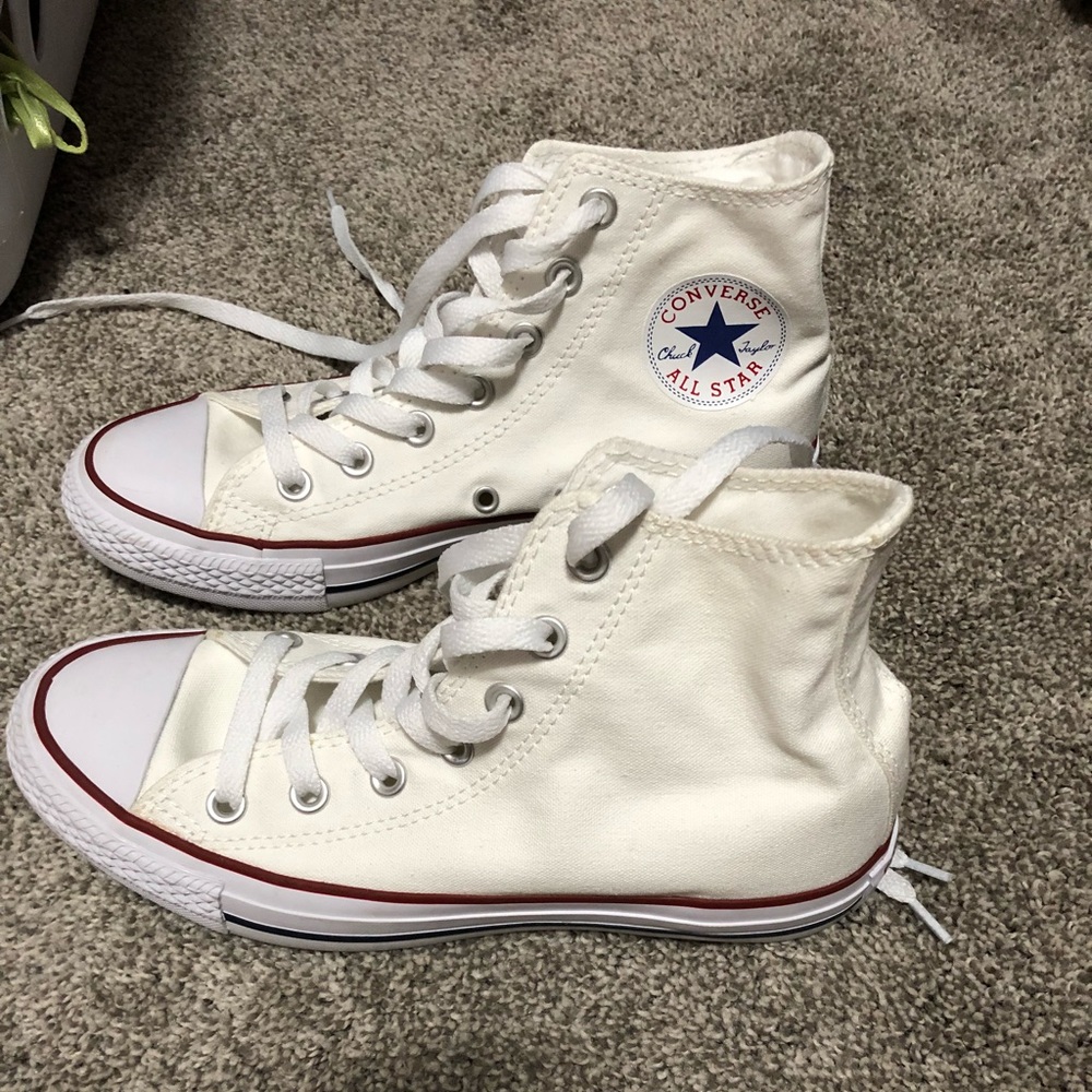 White High Top Converse